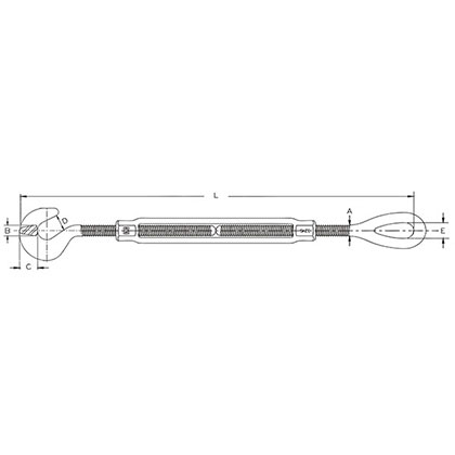 U.S. EYE& JAW TURNBUCKLE