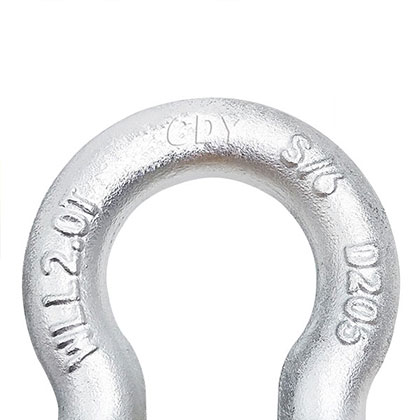 GRADE S BOW SHACKLES WITH SCREW PINS